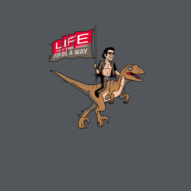 Life Uhhh Finds a Way-youth basic tee-Ben Douglass