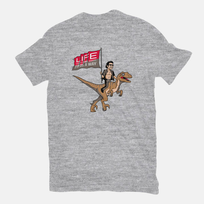 Life Uhhh Finds a Way-youth basic tee-Ben Douglass
