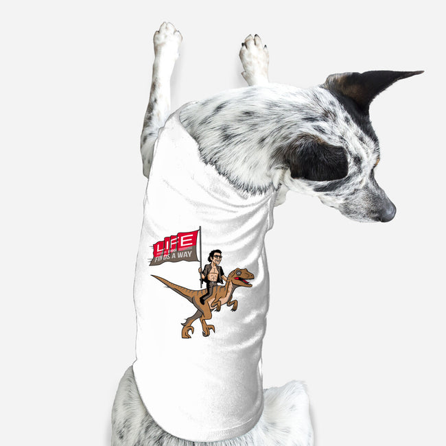 Life Uhhh Finds a Way-dog basic pet tank-Ben Douglass