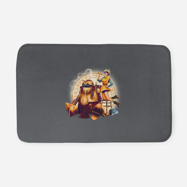 Lucca & Robo-none memory foam bath mat-MeganLara