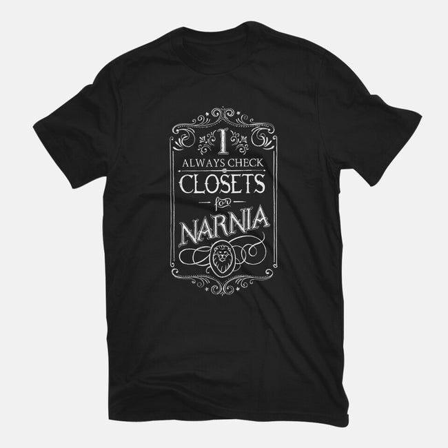 I Always Check Closets-unisex basic tee-Ma_Lockser