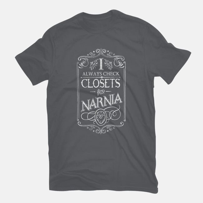 I Always Check Closets-unisex basic tee-Ma_Lockser