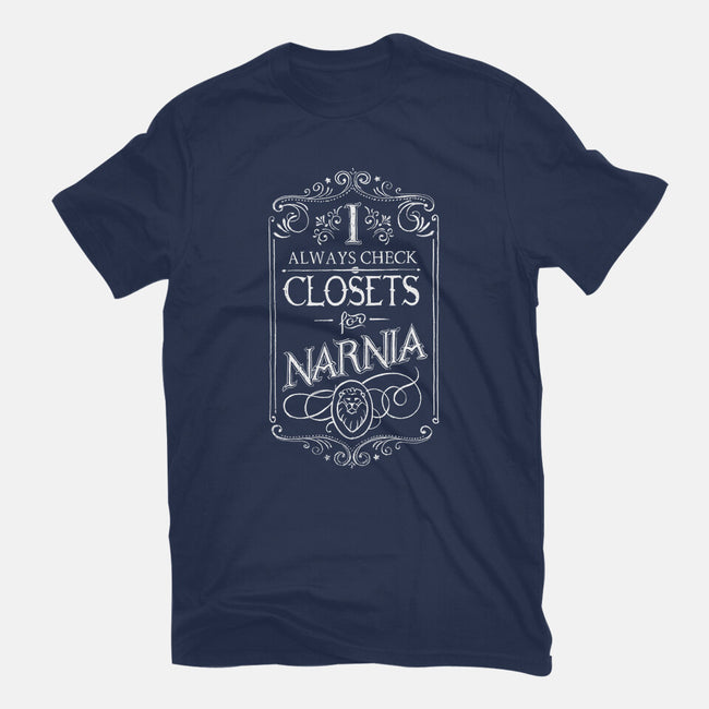 I Always Check Closets-unisex basic tee-Ma_Lockser