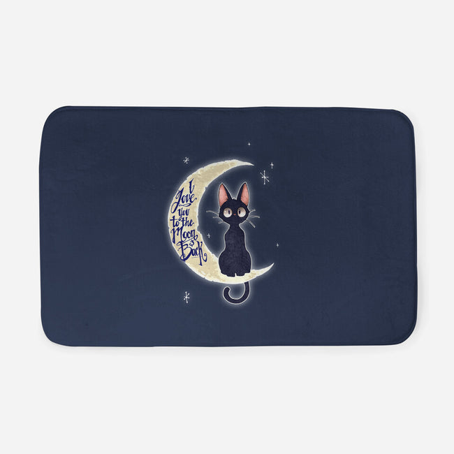 I Love You to The Moon & Back-none memory foam bath mat-TimShumate