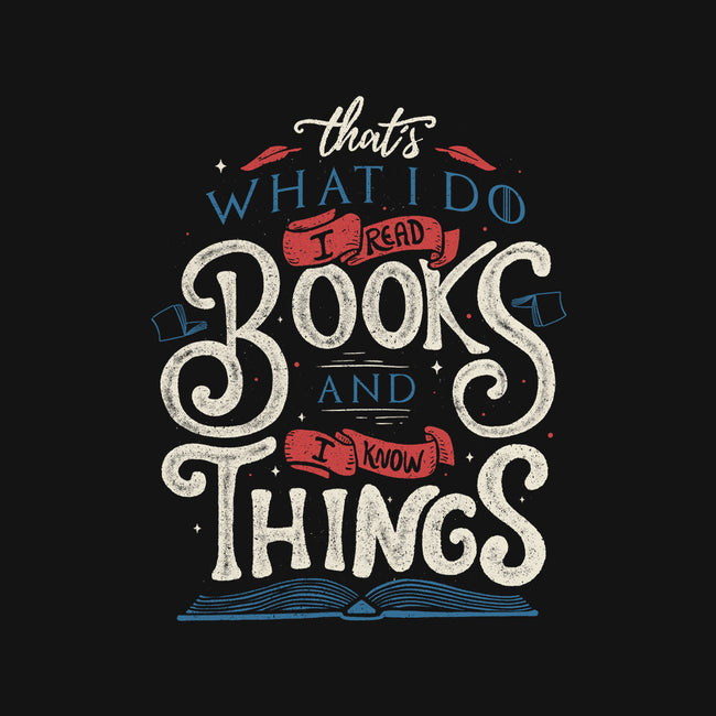 I Read Books and I Know things-unisex kitchen apron-Tobefonseca