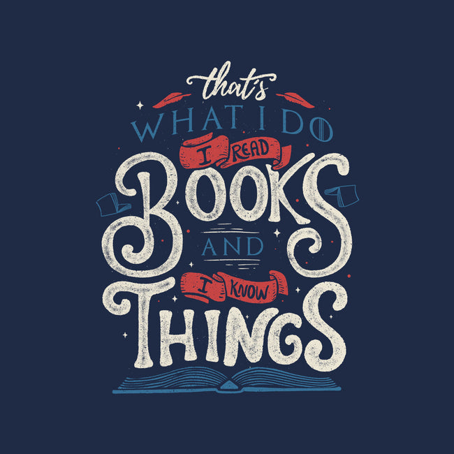 I Read Books and I Know things-unisex kitchen apron-Tobefonseca