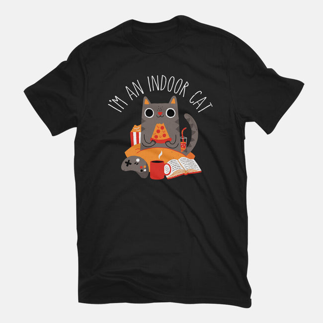 Indoor Cat-unisex basic tee-DinomIke