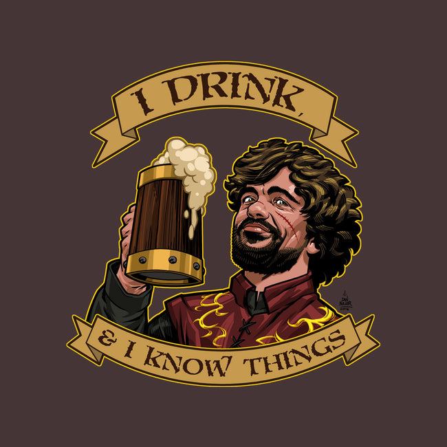 He Drinks-none glossy sticker-dandstrbo