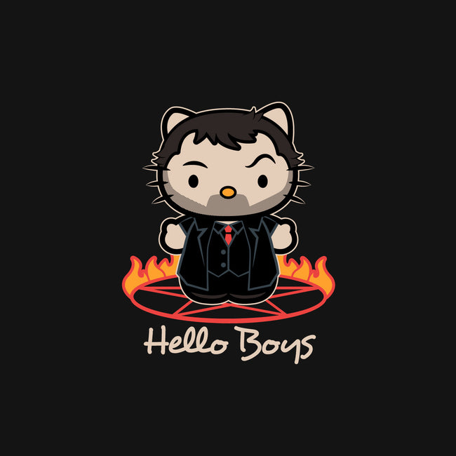 Hello Boys-none glossy sticker-Matt Parsons