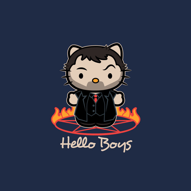 Hello Boys-none polyester shower curtain-Matt Parsons