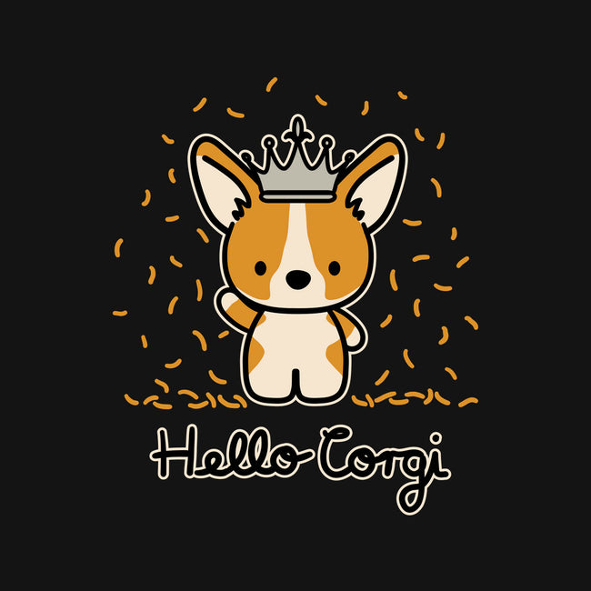 Hello Corgi-unisex baseball tee-CorinnaSchlachter