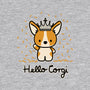 Hello Corgi-mens heavyweight tee-CorinnaSchlachter