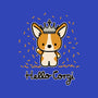 Hello Corgi-none non-removable cover w insert throw pillow-CorinnaSchlachter