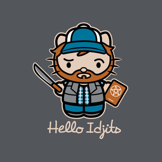 Hello Idjits-none stretched canvas-Matt Parsons