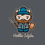 Hello Idjits-none stretched canvas-Matt Parsons