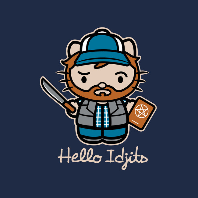 Hello Idjits-none polyester shower curtain-Matt Parsons