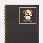 Hello Puppy-none glossy sticker-troeks