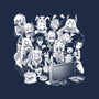 Hero Night F-none stretched canvas-Coinbox Tees