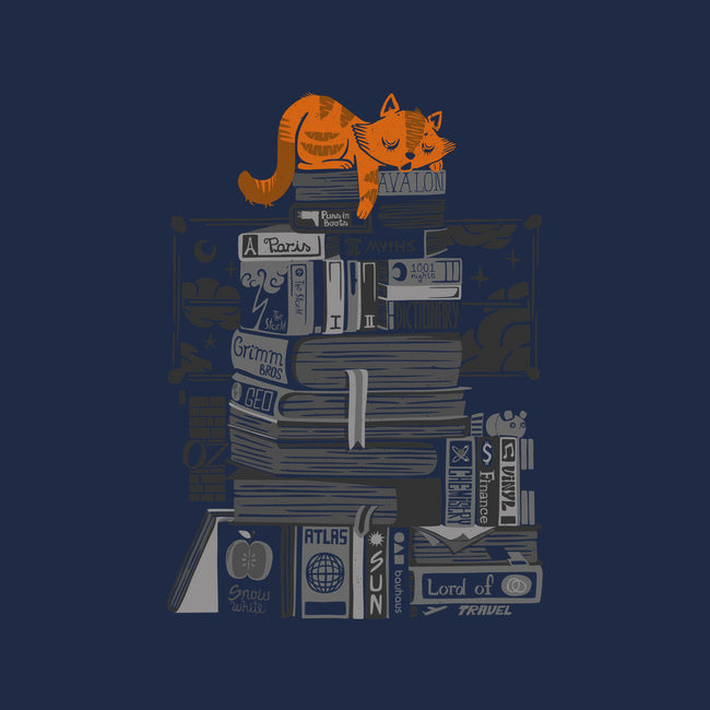 Hoard of Books-none glossy sticker-tobefonseca