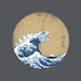 Hokusai Gojira-none removable cover w insert throw pillow-Mdk7