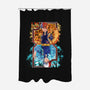 Hot and Cold Card-none polyester shower curtain-Coinbox Tees