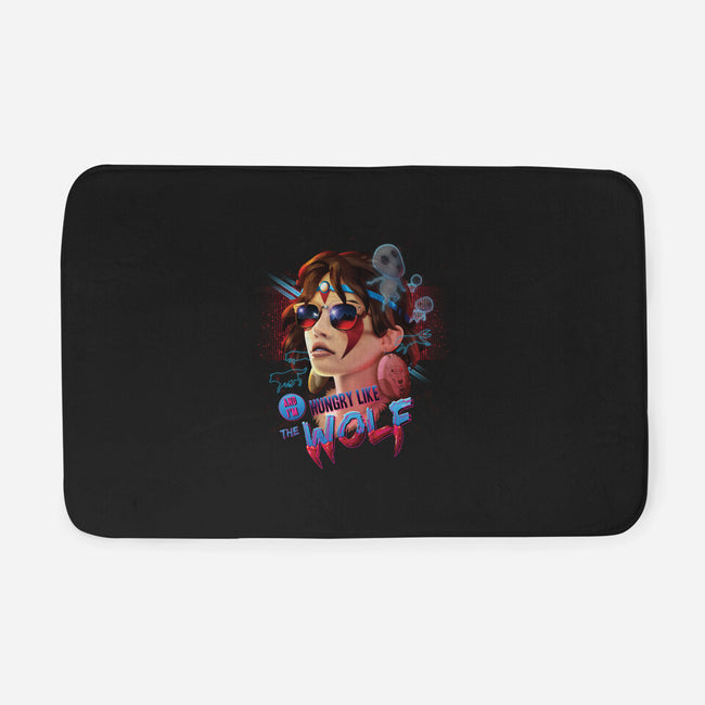 Hungry Like the Wolf-none memory foam bath mat-RockyDavies