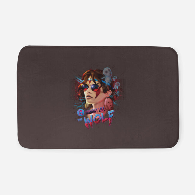 Hungry Like the Wolf-none memory foam bath mat-RockyDavies
