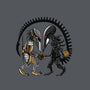 Hunter vs Hunted-none removable cover w insert throw pillow-SarahCave