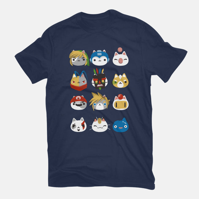Gamer Cats-unisex basic tee-BlancaVidal