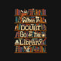Go To The Library-womens v-neck tee-risarodil