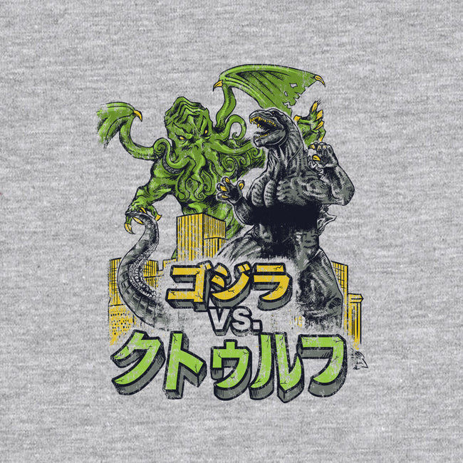 Godzilla vs. Cthulhu-womens fitted tee-Melee_Ninja