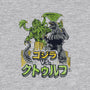 Godzilla vs. Cthulhu-womens fitted tee-Melee_Ninja