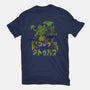 Godzilla vs. Cthulhu-womens fitted tee-Melee_Ninja