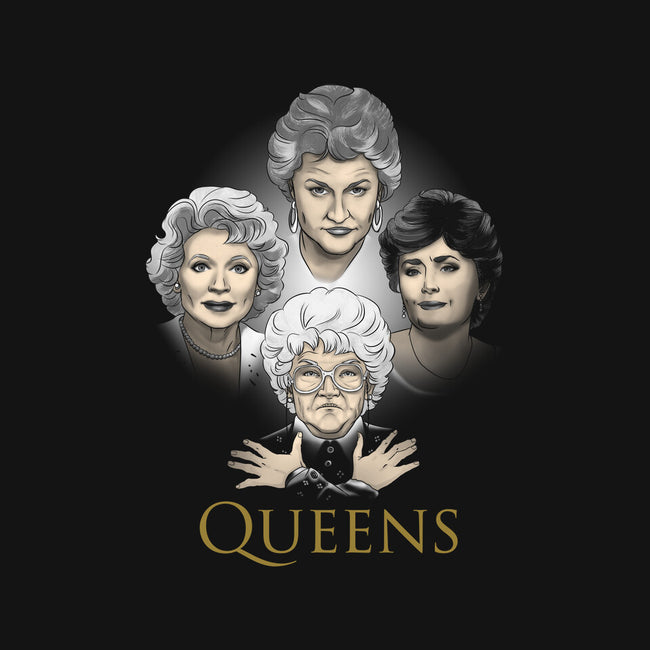 Golden Queens-none non-removable cover w insert throw pillow-ursulalopez