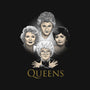 Golden Queens-none non-removable cover w insert throw pillow-ursulalopez