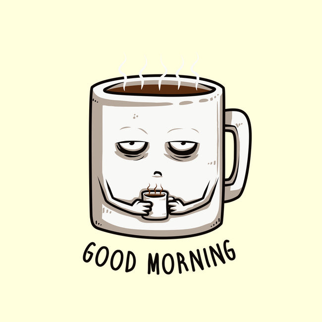 Good Morning-none non-removable cover w insert throw pillow-ducfrench