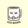 Good Morning-none non-removable cover w insert throw pillow-ducfrench
