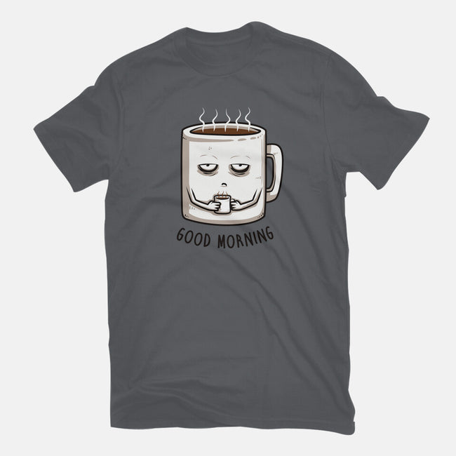Good Morning-womens basic tee-ducfrench