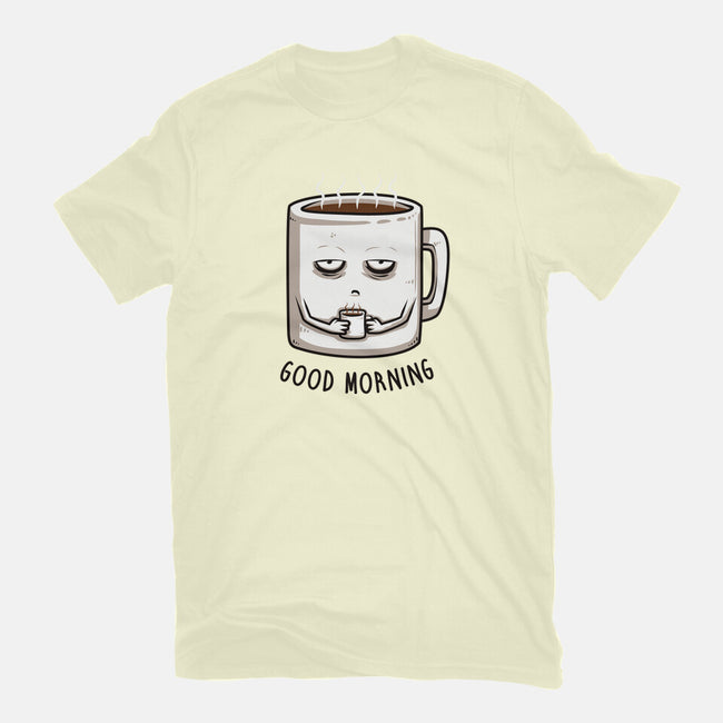 Good Morning-womens basic tee-ducfrench