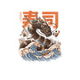 Great Sushi Dragon-womens basic tee-ilustrata