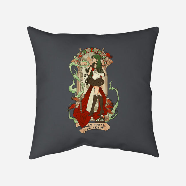 Guardian of Time-none removable cover w insert throw pillow-Eriphyle