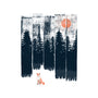 Fox In the Wild-none polyester shower curtain-ndtank
