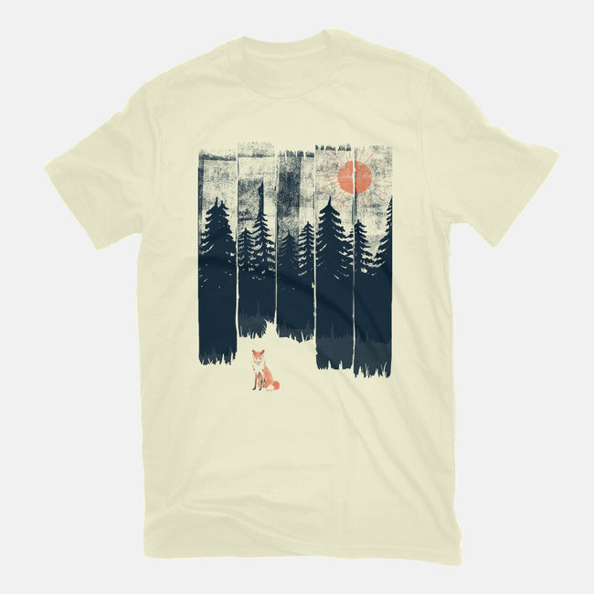 Fox In the Wild-mens premium tee-ndtank