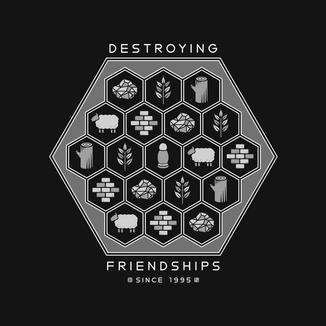 Friendship Destroyer-none non-removable cover w insert throw pillow-Kat_Haynes