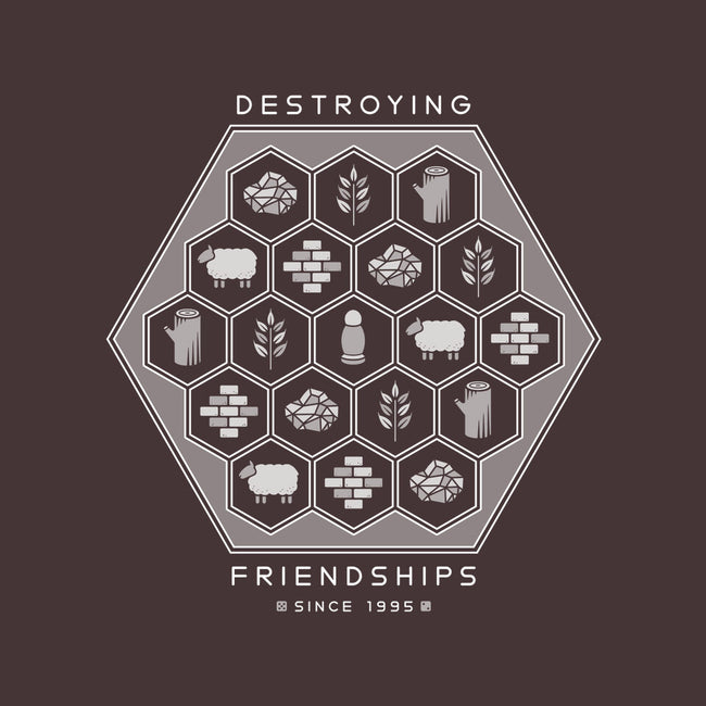Friendship Destroyer-none non-removable cover w insert throw pillow-Kat_Haynes