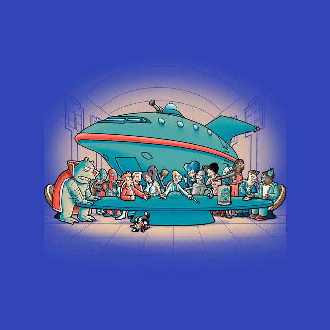 Future Supper-none polyester shower curtain-trheewood