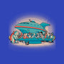 Future Supper-none polyester shower curtain-trheewood