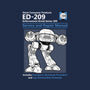 ED-209-none polyester shower curtain-adho1982