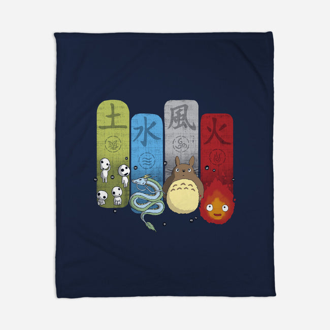 Elemental Charms-none fleece blanket-IdeasConPatatas