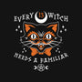 Every Witch Needs A Familiar-baby basic tee-nemons
